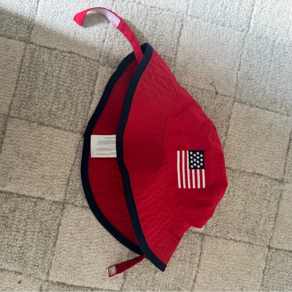 Baby Bucket Hat with American Flag 12-24m